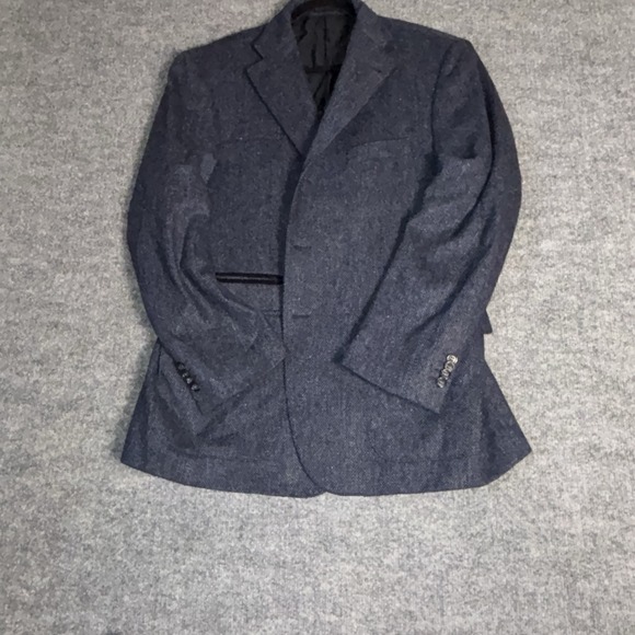 Ingram Men's Blazer 52R Wool Italy Sport Coat Jacket Navy Blue Classic - Picture 1 of 15